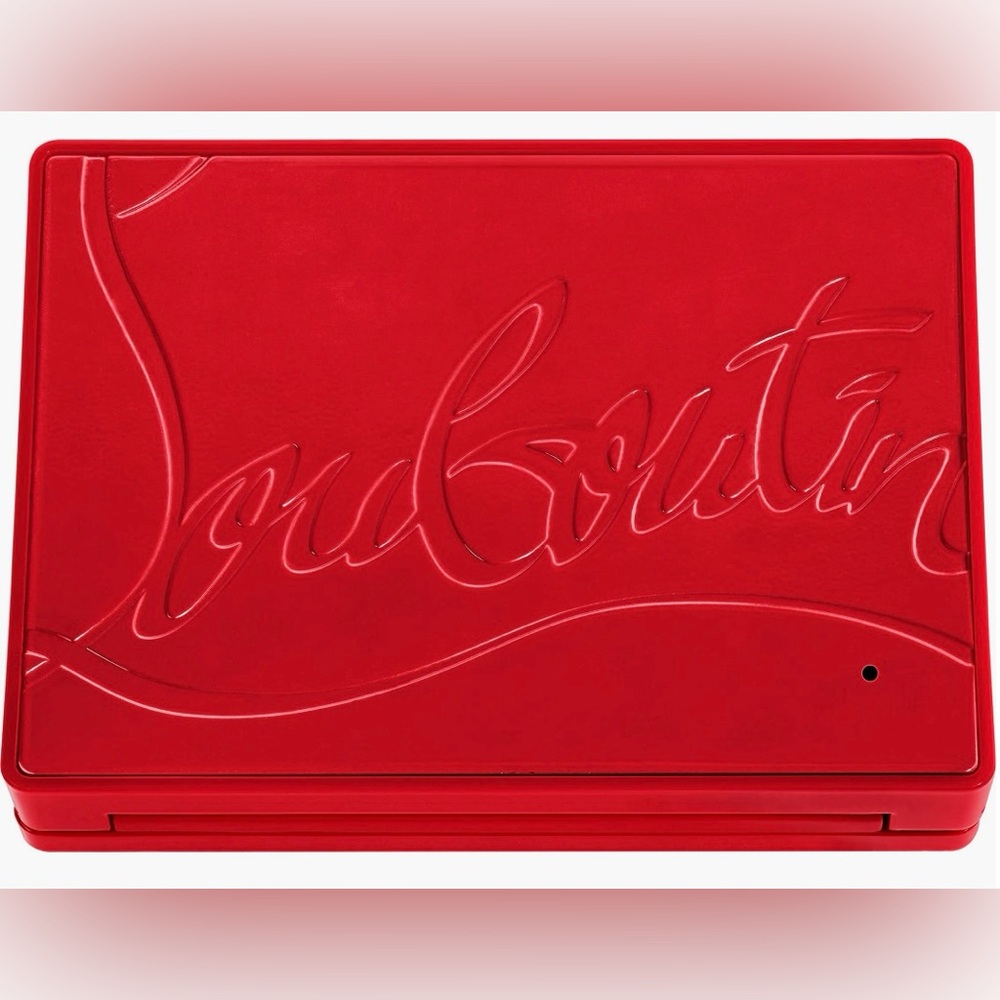 Christian Louboutin Red Studded Card Case - Picture 5 of 6